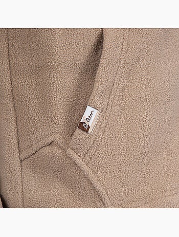 Veste polaire Homme ou Femme 'Breizh Océan', Entièrement Zippée