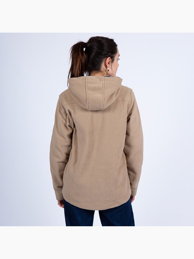 Veste polaire Homme ou Femme 'Breizh Océan', Entièrement Zippée Sable - Kiabi