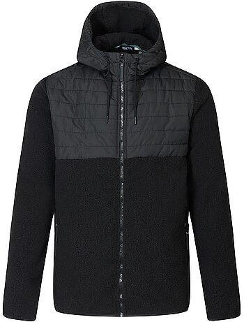 Veste polaire hybride à capuche motif/style bicolore frankie - regatta