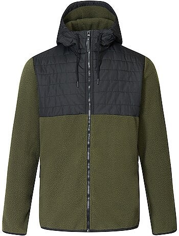 Veste polaire hybride à capuche motif/style bicolore frankie - regatta