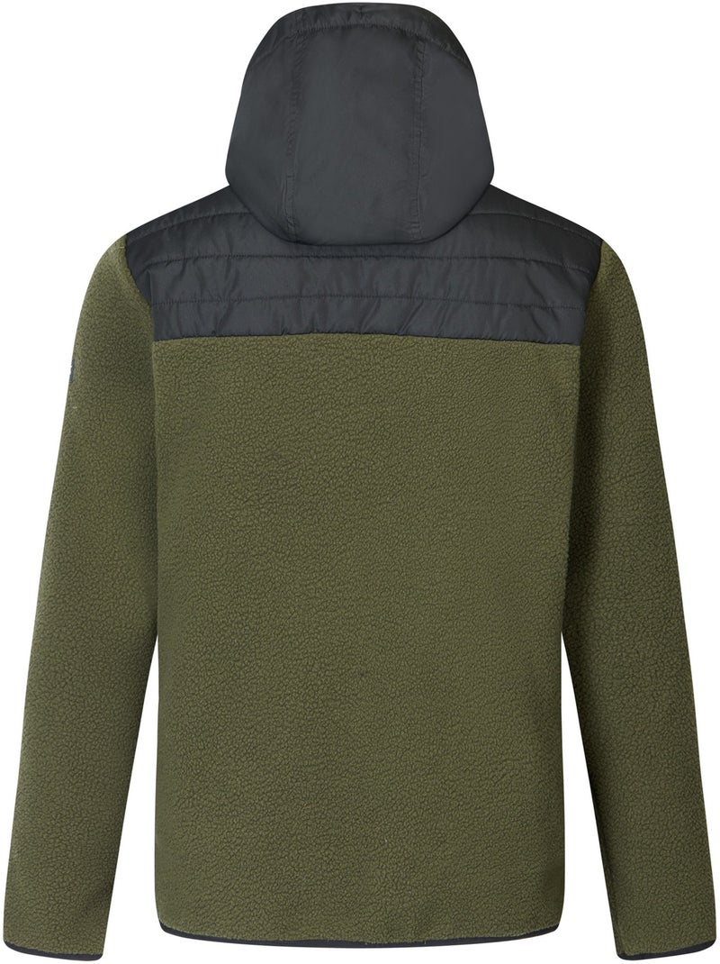 Veste polaire hybride à capuche motif/style bicolore frankie - regatta Noir Kaki - Kiabi