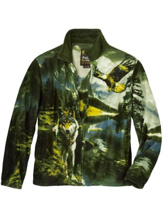 Veste Polaire Imprimée Rocheuses   - ATLAS FOR MEN
