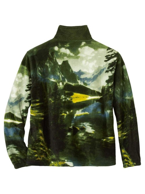 Veste Polaire Imprimée Rocheuses   - ATLAS FOR MEN - Kiabi