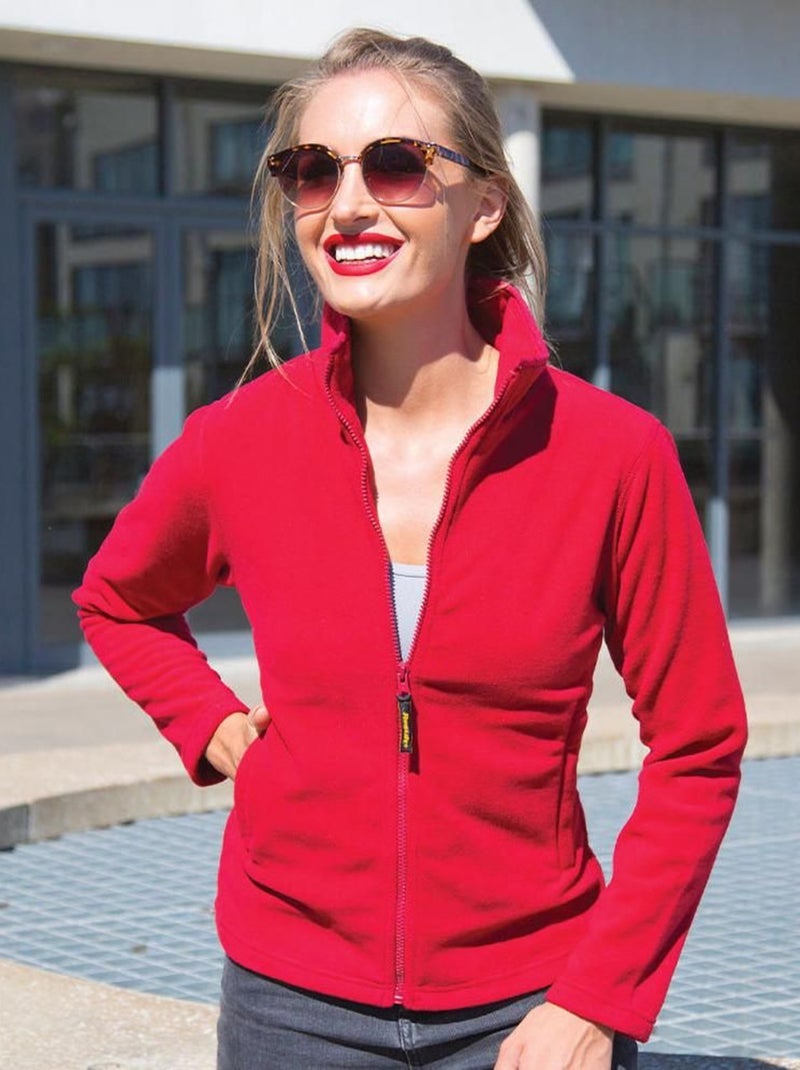 Veste polaire la femme - result Rouge - Kiabi