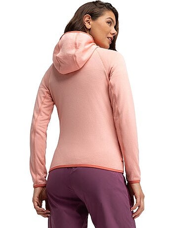 Veste polaire légère à capuche randonnée femme randonnée femme ember