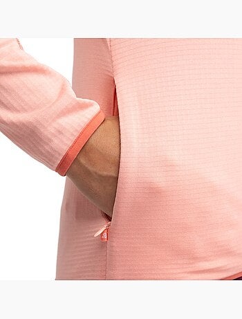 Veste polaire légère à capuche randonnée femme randonnée femme ember