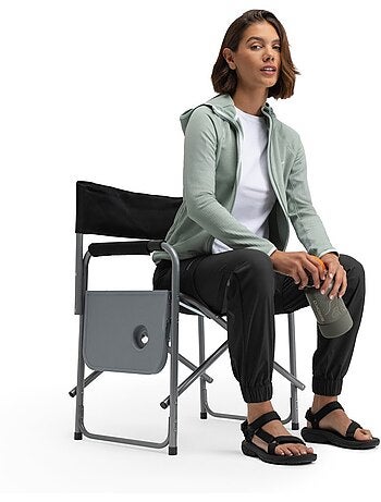 Veste polaire légère à capuche randonnée femme randonnée femme ember