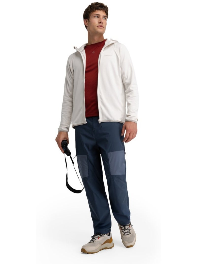 Veste polaire légère à capuche randonnée homme randonnée homme stride stone Beige - Kiabi