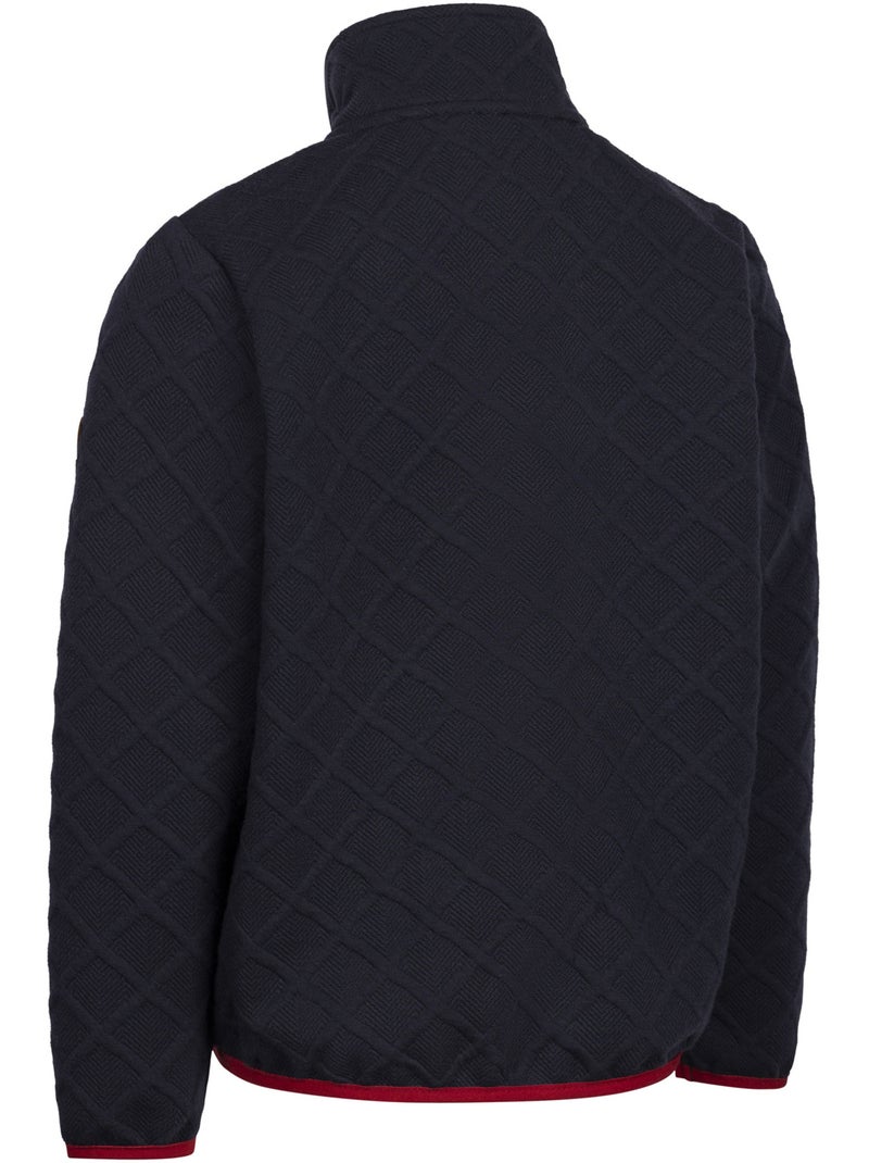 Veste polaire melton - trespass Bleu marine - Kiabi