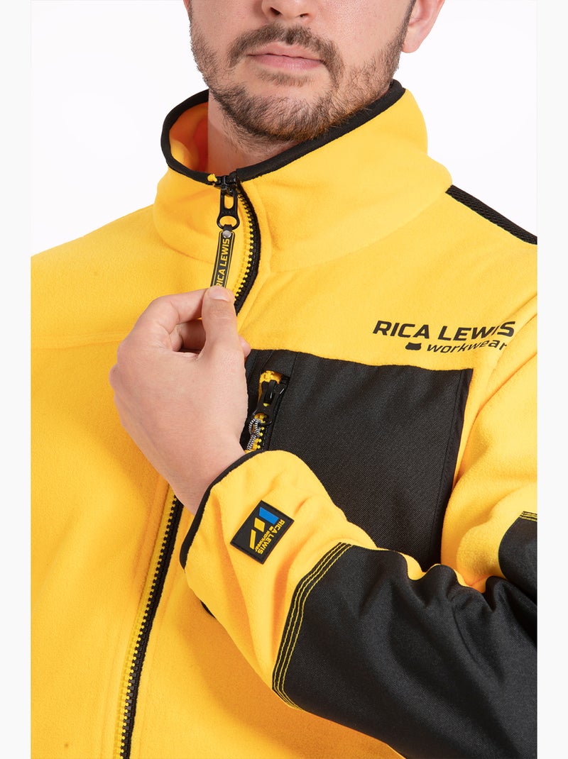 Veste polaire micro-aérée WAFT 'Rica Lewis' Jaune - Kiabi