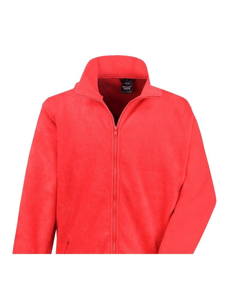 Veste polaire norse outdoor - result core Rouge brique - Kiabi