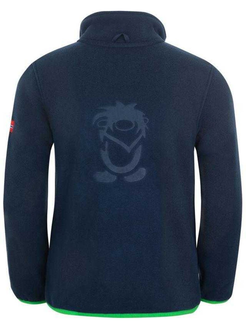 Veste polaire oppdal - trollkids Bleu foncé - Kiabi