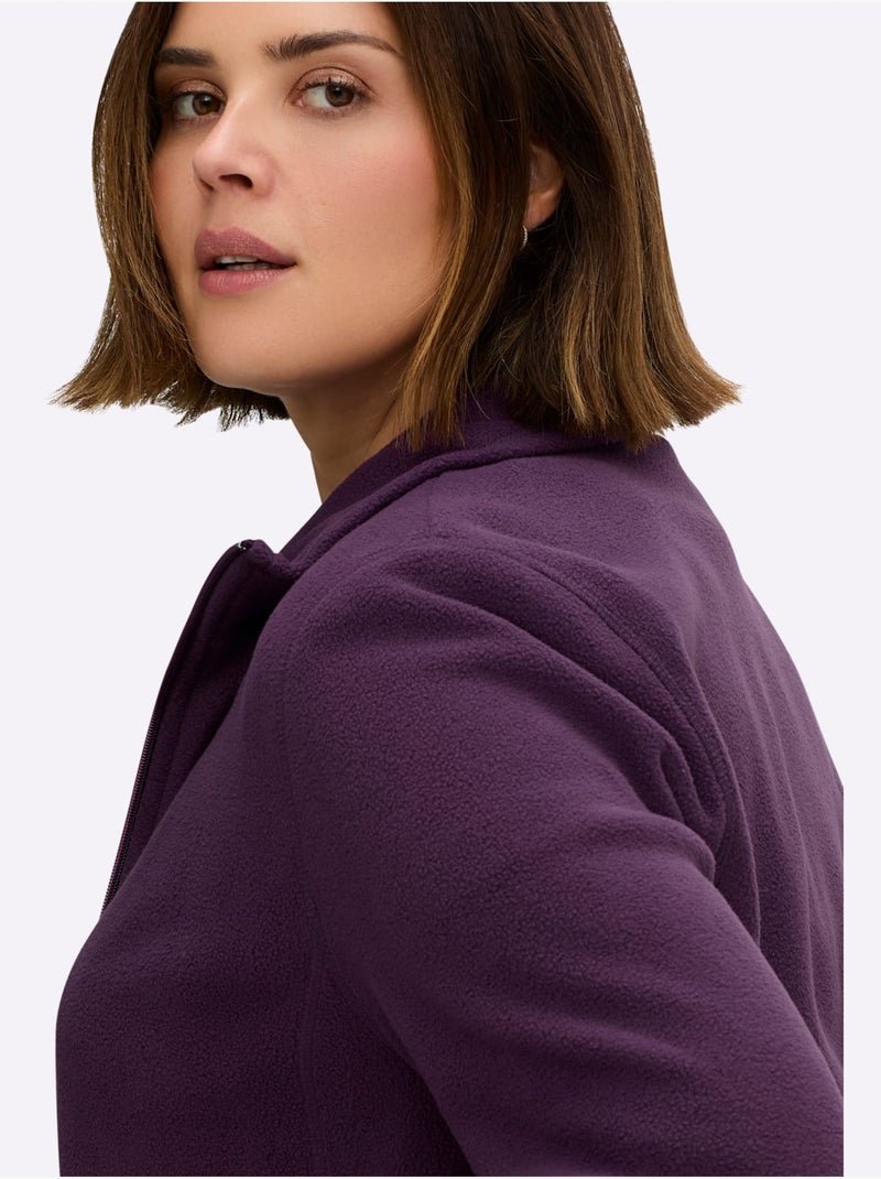 Veste Polaire Polaire Moelleuse - Taille Standard - Moda Vilona Marron - Kiabi