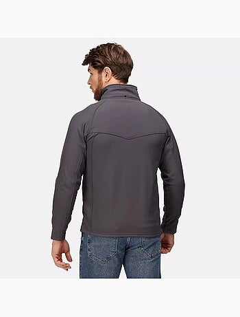 Veste polaire professionnelle uproar softshell résistante au vent pour hommes - regatta