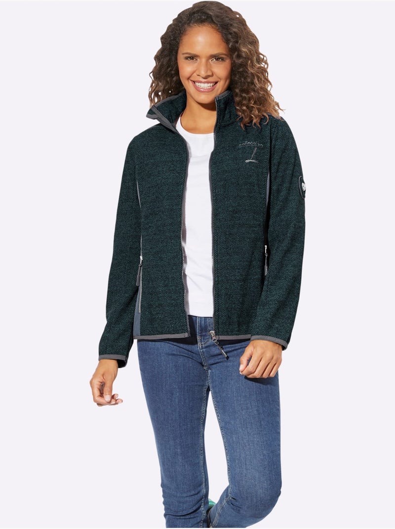 Veste Polaire Qualité Polaire Chaude - Taille Standard - Witt Bleu Gris - Kiabi