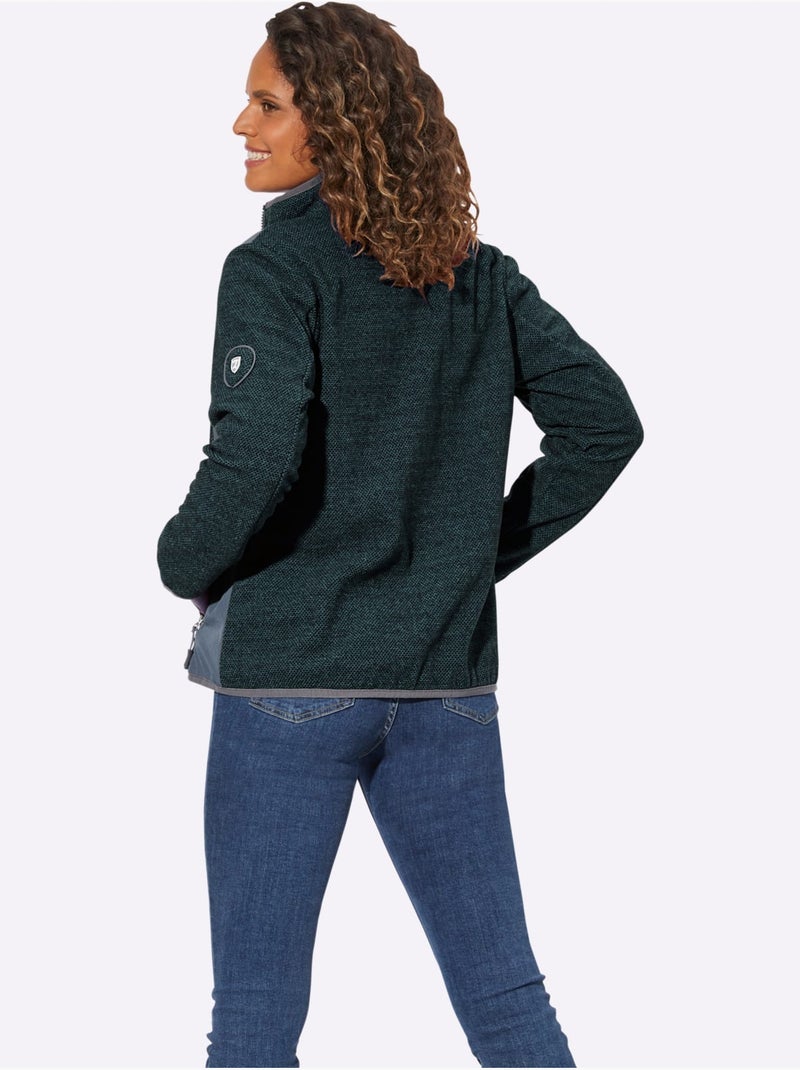 Veste Polaire Qualité Polaire Chaude - Taille Standard - Witt Bleu Gris - Kiabi