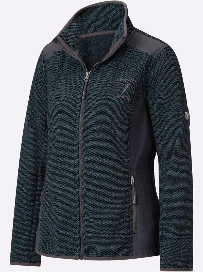 Veste Polaire Qualité Polaire Chaude - Taille Standard - Witt Bleu Gris - Kiabi