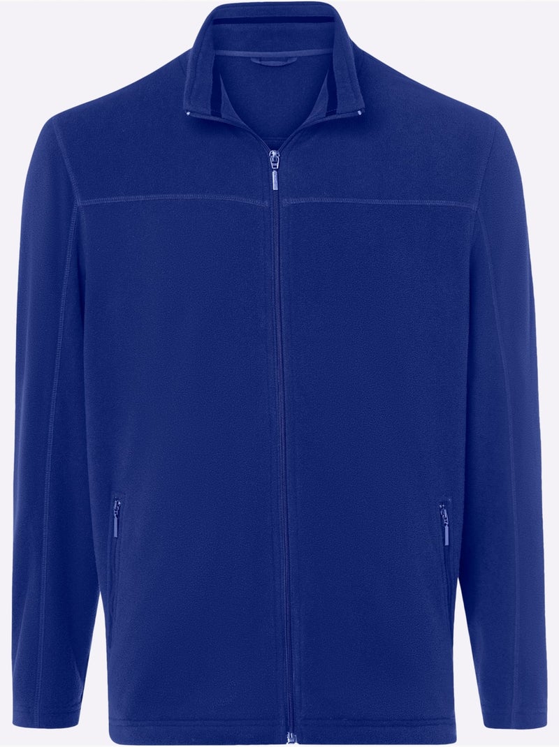 Veste polaire qualité polaire douce - taille standard - moda vilona Bleu roi - Kiabi