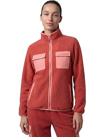 Veste polaire randonnée femme femme carezza-w brick