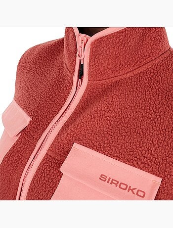 Veste polaire randonnée femme femme carezza-w brick