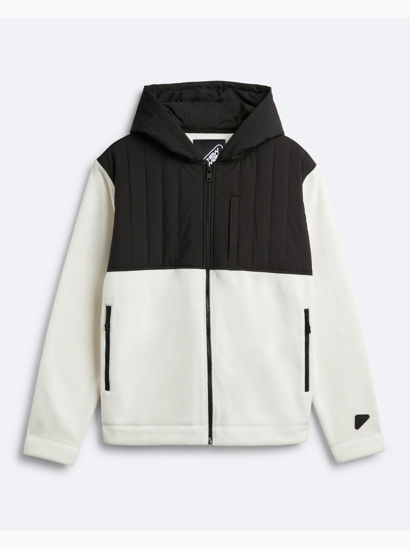 Veste Polaire   Regular - New Man Blanc - Kiabi
