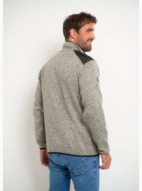 Veste polaire renforts épaules et zips - AFIBEL - Kiabi