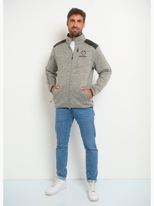 Veste polaire renforts épaules et zips - AFIBEL - Kiabi