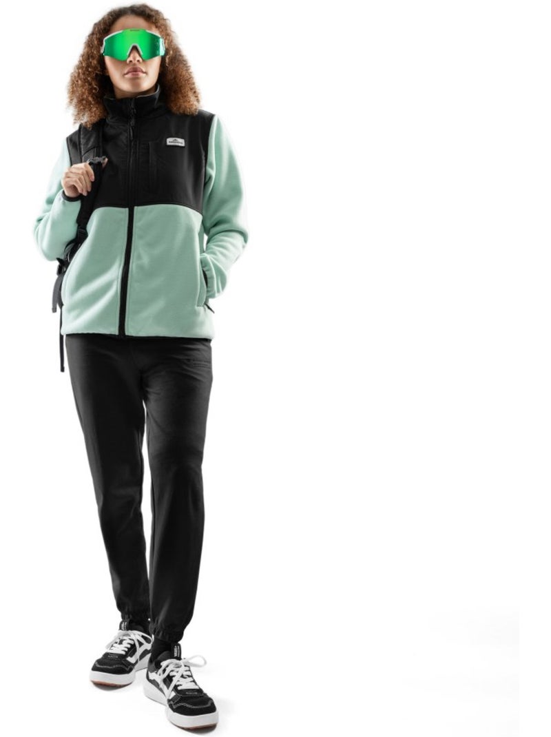 Veste polaire ripstop femme sports d'hiver femme stoos-w Vert - Kiabi