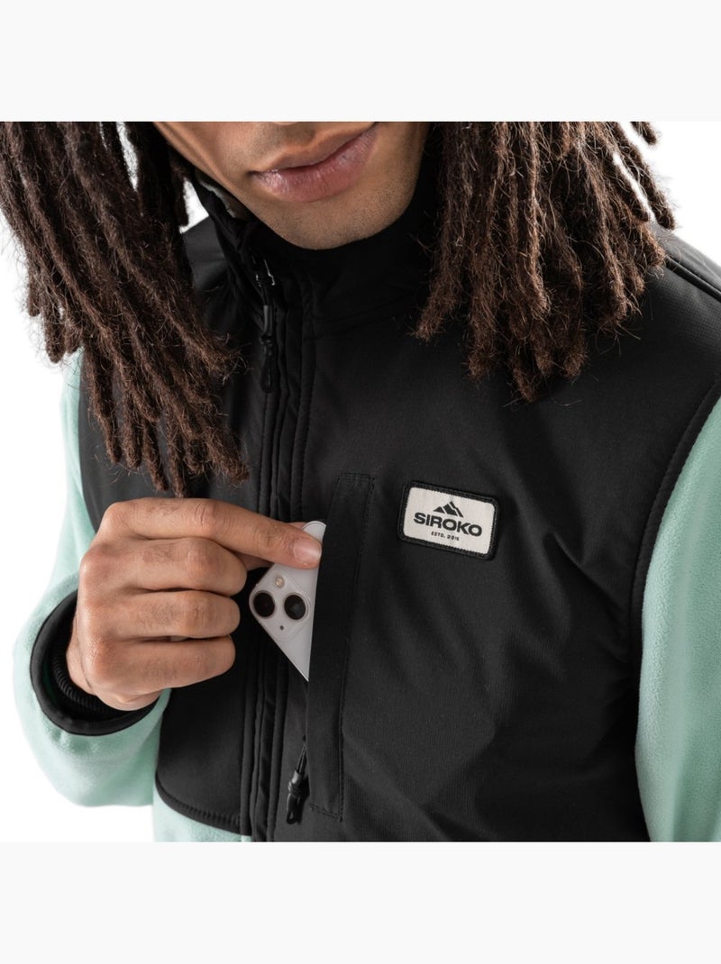 Veste polaire ripstop homme sports d'hiver homme stoos Vert - Kiabi