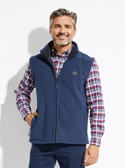 Veste polaire sans manches col montant - Kiabi