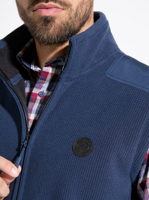 Veste polaire sans manches col montant - Kiabi