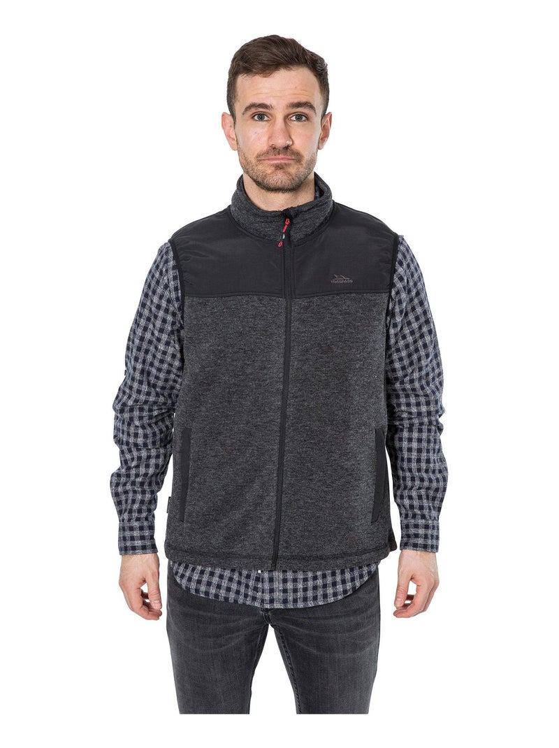Veste polaire sans manches leafminer - trespass Bleu marine - Kiabi
