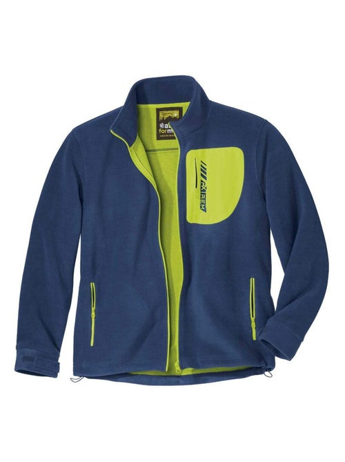 Veste Polaire Sport Doublée Filet  - Atlas For Men - Kiabi