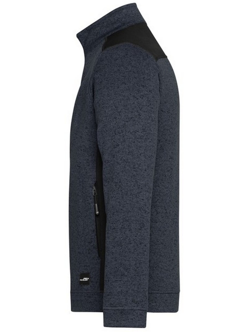 Veste polaire strong - james and nicholson Gris foncé - Kiabi