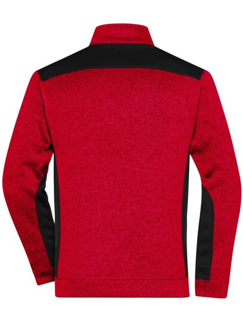 Veste polaire strong - james and nicholson Rouge coquelicot - Kiabi