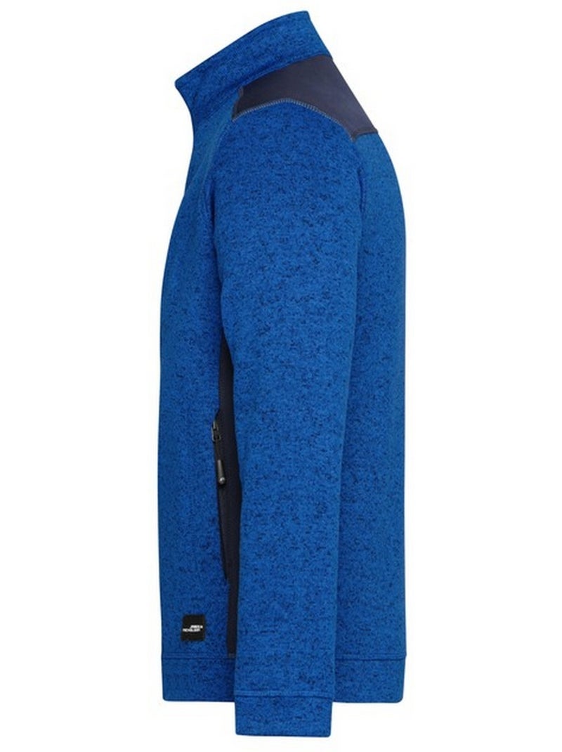 Veste polaire strong - james and nicholson Rouge coquelicot - Kiabi