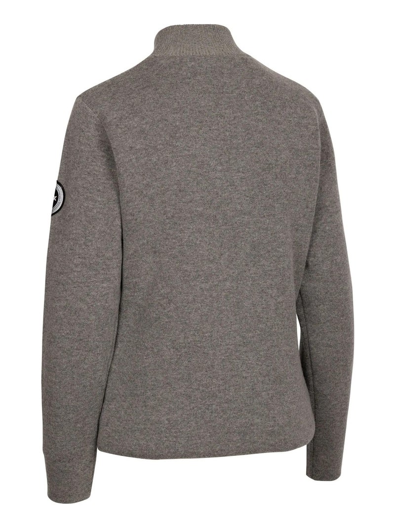 Veste polaire tinahely - trespass Gris - Kiabi