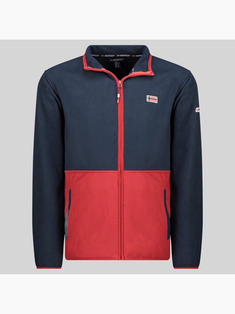 Veste polaire touki fz – geographical norway Bleu marine - Kiabi