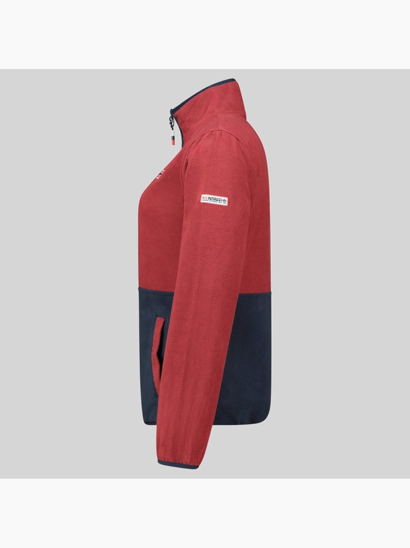 Veste polaire touki fz – geographical norway Bordeaux - Kiabi
