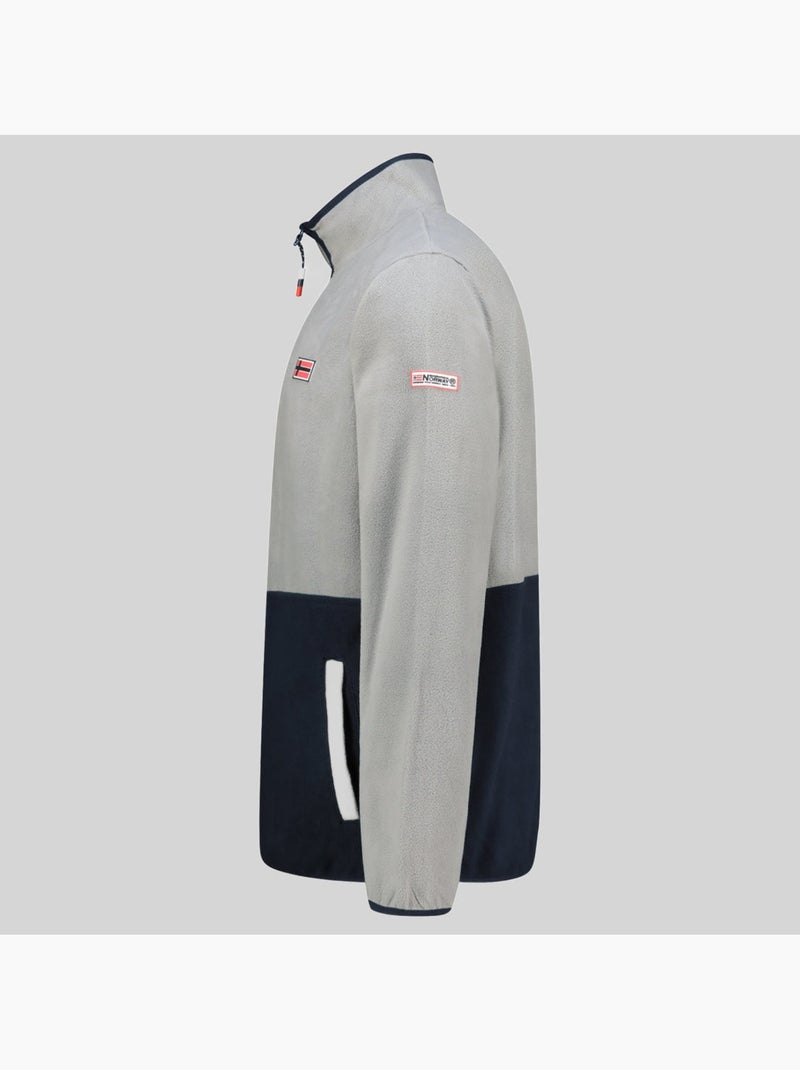 Veste polaire touki fz – geographical norway Gris clair - Kiabi