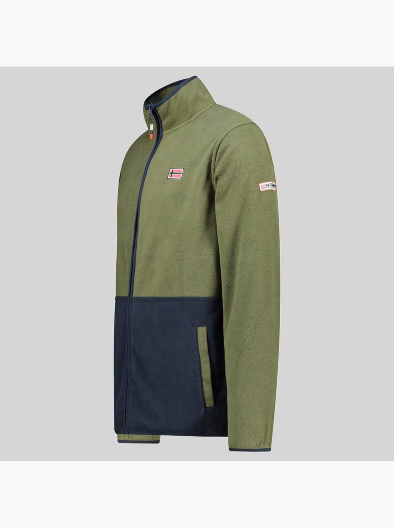 Veste polaire touki fz – geographical norway Kaki - Kiabi