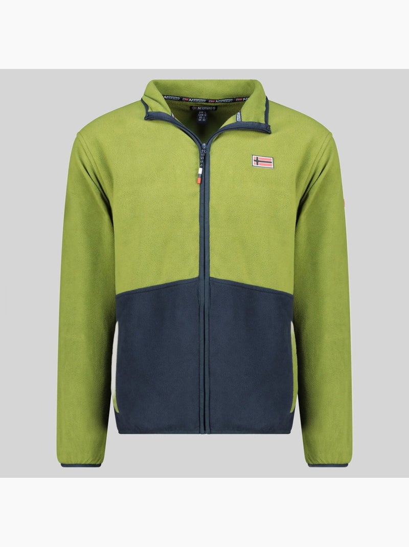 Veste polaire touki fz – geographical norway Vert kiwi - Kiabi