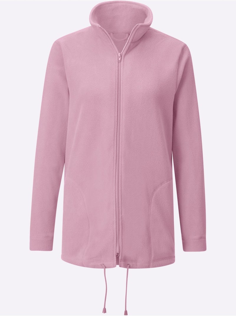 Veste Polaire Traitement Contre Les Bouloches - Taille Courte - Witt Rose - Kiabi