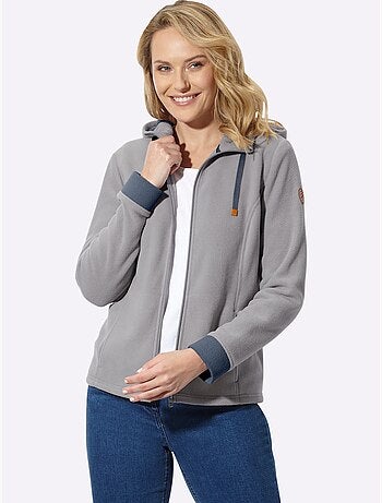 Veste polaire traitement contre les bouloches - taille standard - moda vilona