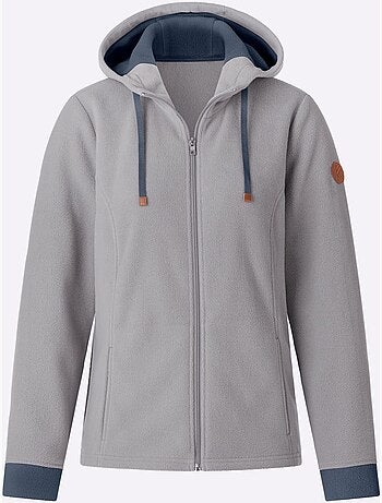 Veste polaire traitement contre les bouloches - taille standard - moda vilona