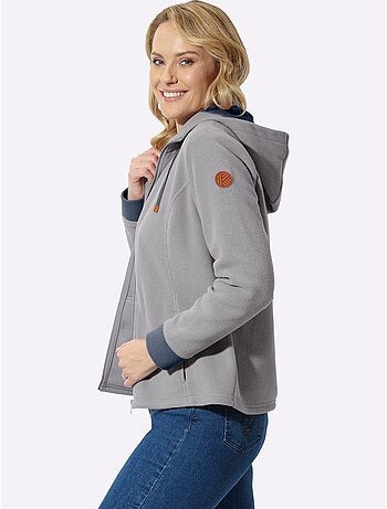 Veste polaire traitement contre les bouloches - taille standard - moda vilona