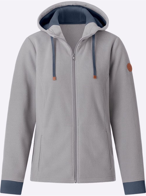 Veste polaire traitement contre les bouloches - taille standard - moda vilona - Kiabi Veste polaire traitement contre les bouloches - taille standard - moda vilona - Kiabi
