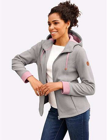 Veste polaire traitement contre les bouloches - taille standard - moda vilona