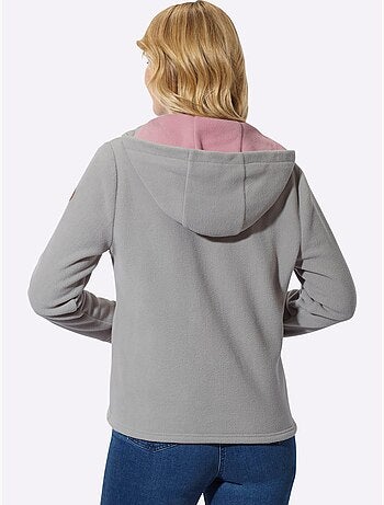 Veste polaire traitement contre les bouloches - taille standard - moda vilona