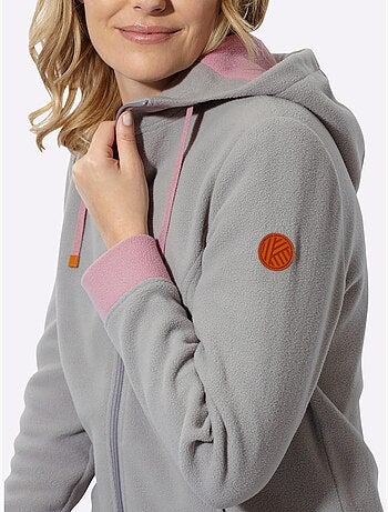 Veste polaire traitement contre les bouloches - taille standard - moda vilona
